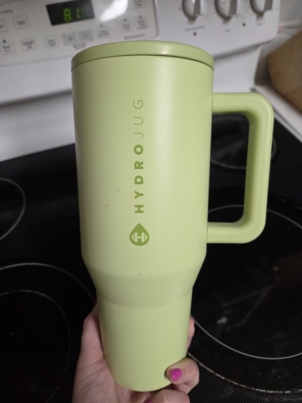 HydroJug 40 Oz Light Green Insulated Mug with Handle